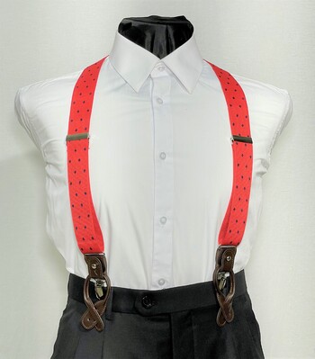 Polka Dot Suspender 6035 #PDS-6035